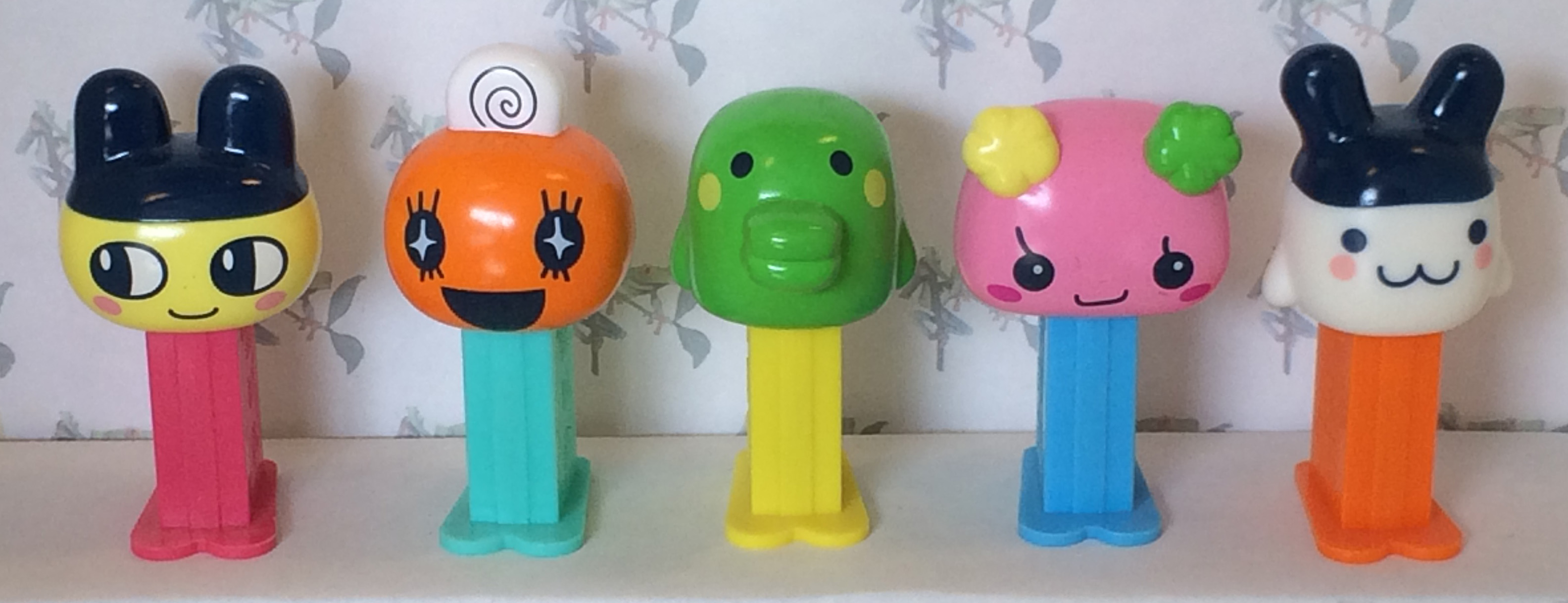 Pez Mini - Japanese - Tamagotchi - Complete Set Of 5 